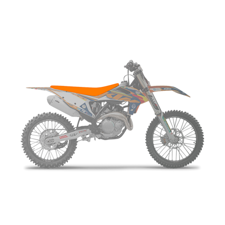 Blackbird Pyramide Sadelöverdrag Blå - KTM 500 EXC-F SIX DAYS 2020-2023