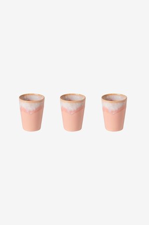 COSTA NOVA - Latte mugg Grespresso 3-pack - Rosa - Koppar & muggar - Från Homeroom
