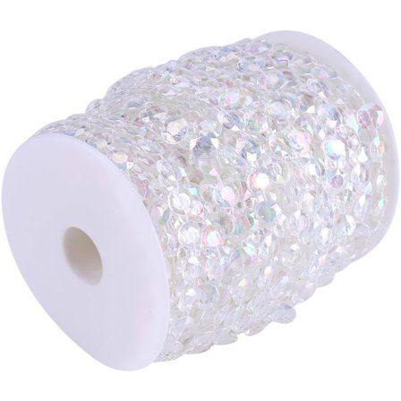 30m 98ft Gardiner Perler Akryl Krystaller Diamant DIY Dørhængende