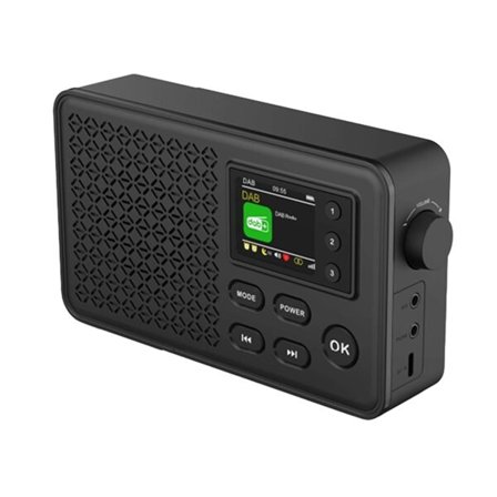 Denver DAB-57 bærbar DAB+/FM-radio med Bluetooth og fargeskjerm