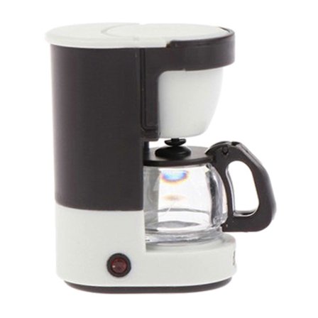 Simuleret Juicer Dukkehus Madblanding Kaffemaskine Køkkenpynt Dukkehusmodel Gave til Børn_Supergave