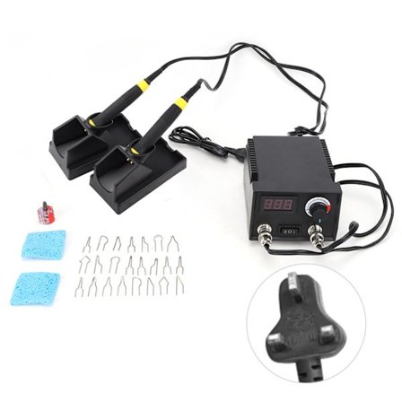 Digitaalinen pyrografia-kone Säädettävä lämpötila Lämmityskolvi Puinen käsityökalu Pidikkeellä UK-pistoke 220-240V