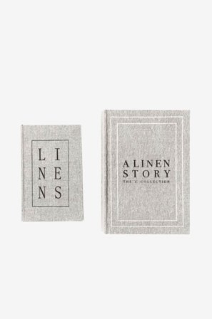 Zelected by Houze - Coffee Table Books Linen sett med 2 - Beige - Pynteting - Fra Homeroom