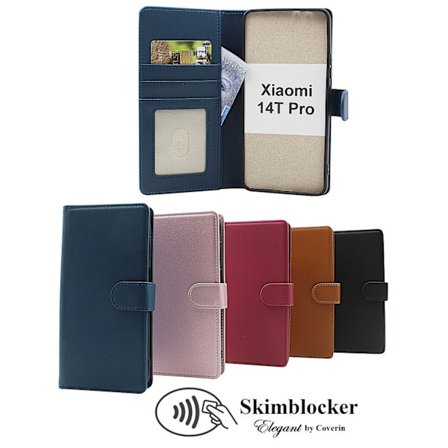 Skimblocker Xiaomi 14T Pro Plånboksfodral