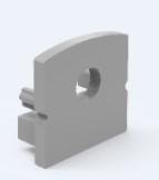 SYNERGY U-Profil zub ALU145 Endkappe