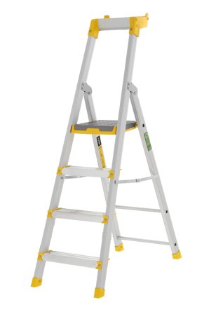 W.steps 55P Trappstege med certifierat aluminium 4-steg, Stegar & ställningar