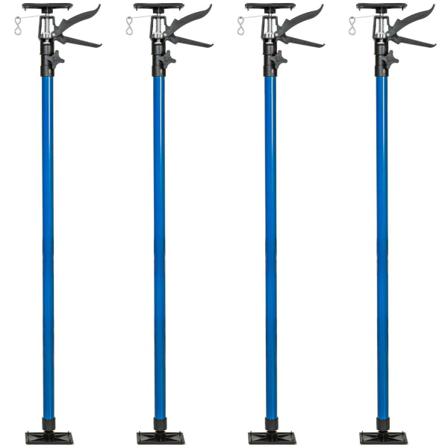 Tectake 4 Takstöd 115 – 290cm Blå
