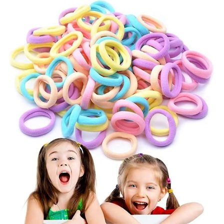 Hårstrikk for småjenter, baby og småjente hårnål, hestehale