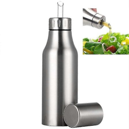 1000ML Oljekontrollkanna i rostfritt stål - Dammtät och läckagesäker