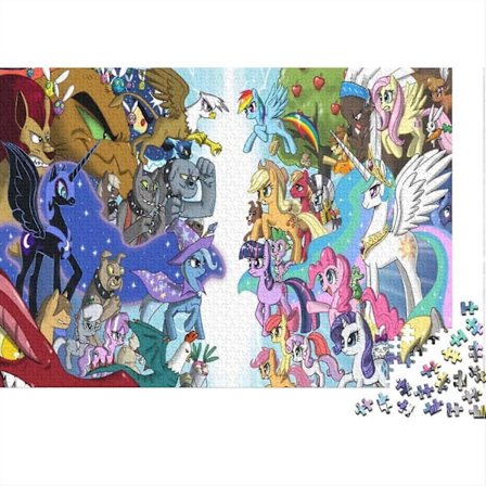 Puslespill for voksne My Little Pony Puslespill Pedagogiske spill Hjemmedekorasjon Puslespill./Animasjon : My Little Pony