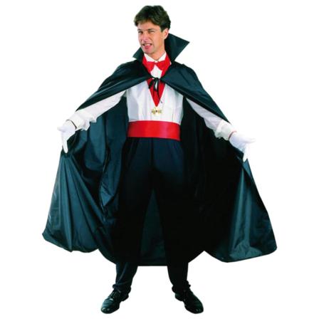 Vampyr Cape / Vampyrdräkt Med Krage - Halloween & Maskerad