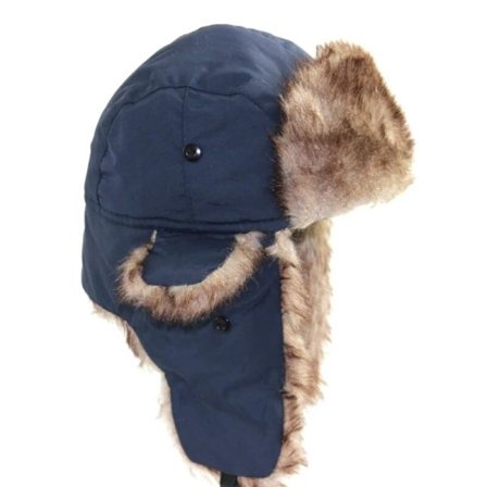Mens Women Unisex Warm Trapper Aviator Trooper Earflap Winter Flaps Ski Hat New Hats Russian Ski Hat Faux Fur Hats