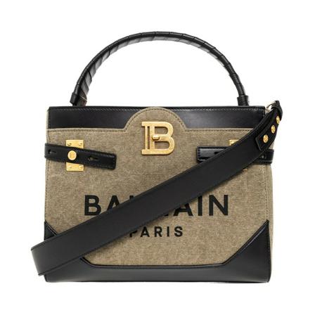 Balmain B-Buzz Top shoulder Tas , Groen , Dames , Maat: ONE Size