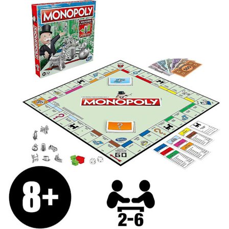 Monopoly Chance Brädspel, Snabbt Familjespel För 2-4 Spelare [hy] [DmS]