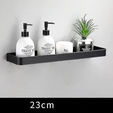 Badkar Duschställ Aluminium Svart Väggmontering