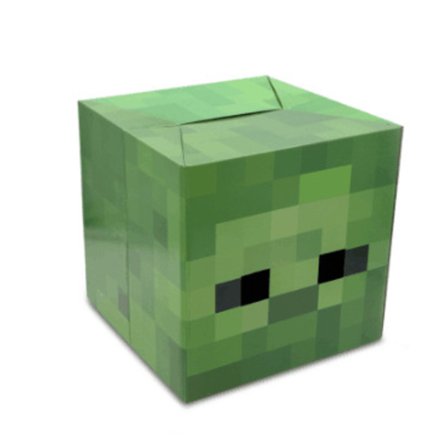 Minecraft hodeplagg Enderman Little Black Creeper Steve pappeske rekvisitter spillutstyr