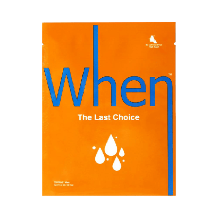When The Last Choice Sheet Mask Ansiktsmask & peeling Dam 23G