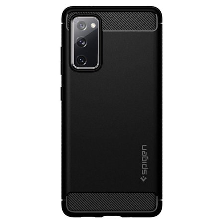 Spigen Samsung Galaxy S20 FE Rugged Armor Case - Matte Black