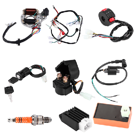 50 70 90 110CC CDI Kablage Sæt ATV Elektrisk Start QUAD