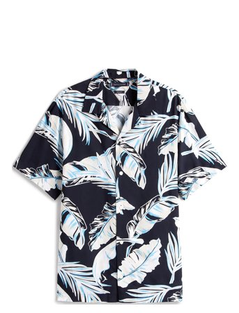 Tommy Hilfiger | Lightweight Leaf Aop Ss Shirt | L