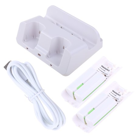 Peliohjaimen laturin telakka Wii-latausasemalle Telakointiasema Pikalataus Wii U -peliohjaimelle USB nopea vakaa laturi