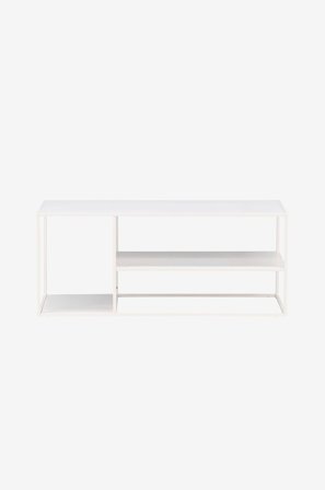 Venture Home - Sidebord Staal - Hvit - Sofabord - Fra Homeroom