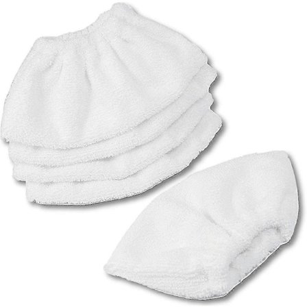 5 kpl Mikrokuitupäällissarja käsiosalle EasyFix Höyrypesuri SC1, SC2, SC3, SC4, SC5