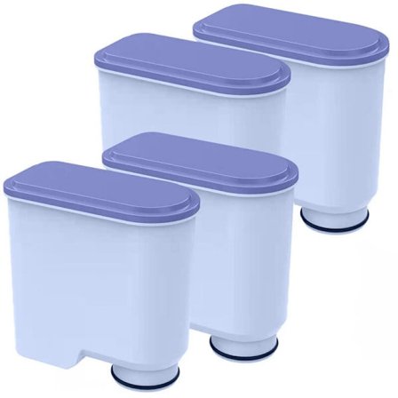 Sæt med 4 filtre til Philips Saeco Aquaclean Cafetiers Ca6903, Filterelement til Philips kaffemaskine, A