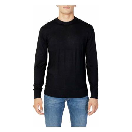 Armani Exchange, Long Sleeve Tops Czarny, Mężczyzna, Rozmiar: M