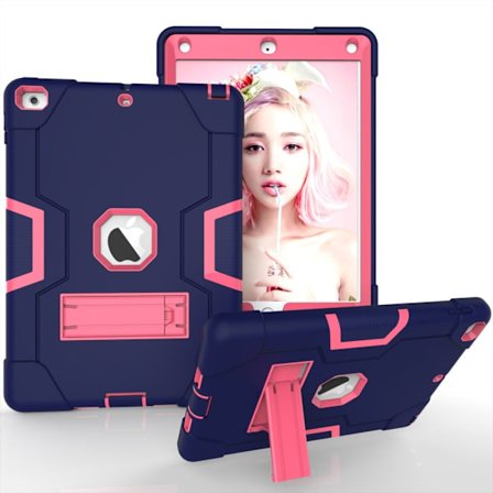 iPad 9.7" 5/6 case with stand - Blue/Pink