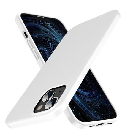 Liquid Silicone Skal Iphone 13 Mini - Vit Vit