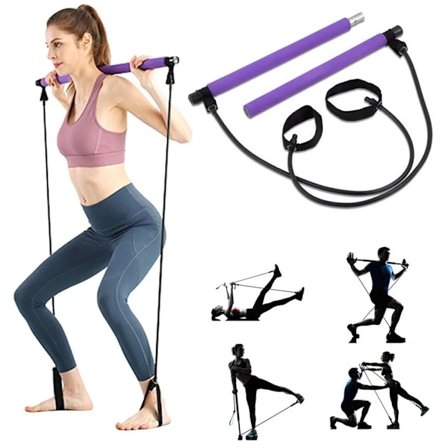 Yoga Modstand Bands Pilates Stick Bodybuilding Crossfit Gym Gummi Tube Elastik Bands
