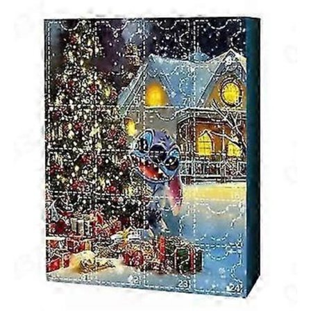 Julekalender Julekalender 24 Nedtælling Stitch Disney Sød Mickey Ornamenter Mickey Mouse Håndlavet Blind Box Dukke.z