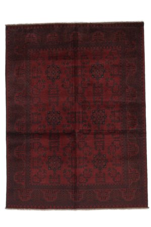 Koberec Orientální Afghán Khal Mohammadi 150X199 Černá (Vlna, Afghánistán)