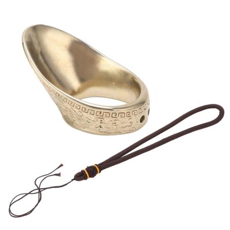 Bueskydning Tommelfingerbeskytter Høj hårdhed God beskyttelse Skydning Fingerbeskytter Slidstyrke Mongolsk Tommelfingerring Model 21