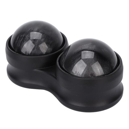 Kaksoishierontapallo Myofascial Deep Tissue -liikkuvuusterapiapallo Työkalu kipeille lihaksille ja nivelkivuille Musta