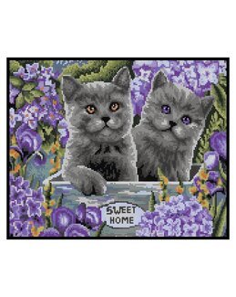 Diamond Painting Britische Katze