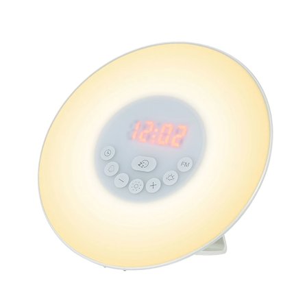 Väckarklocka wake-up light med FM-radio
