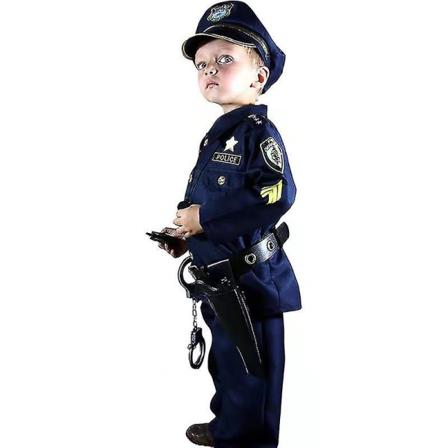Deluxe Poliisi Cosplay-asu Halloween Cosplay XS 3*4 vuotta M 8*10 vuotta