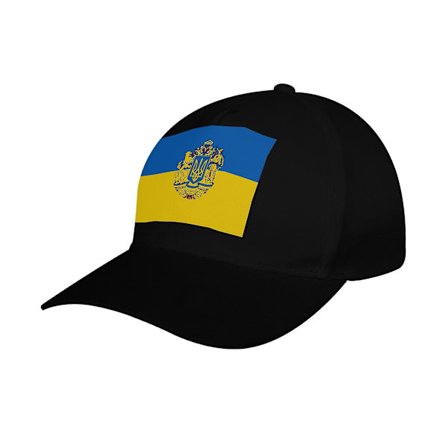 Ukrainsk flagg vanlig justerbar baseball caps retro baseball caps H