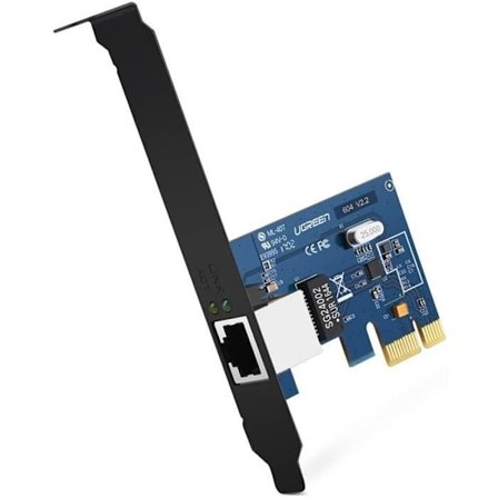 PCI Express Nätverkskort - UGREEN - Gigabit Ethernet - 1000 Mbps - RJ45 - Trådad