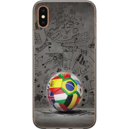Apple iPhone XS Kuori / Matkapuhelimen kuori - Fotboll V rlde