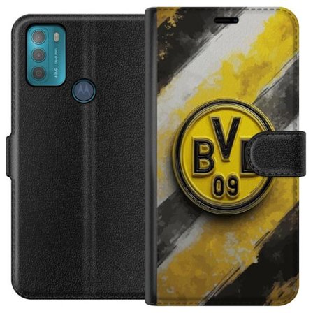 Kompatibel Tegnebogsetui til Motorola Motorola Moto G50 Farverigt abstrakt puslespillsmønster, der symboliserer fællesskab, mangfoldighed og kreativ