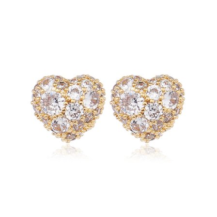 925 ørepynt engros små hjerteformede øreringe enkle og