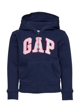 Jan Logo Fz Hoodie Trøje Blå GAP