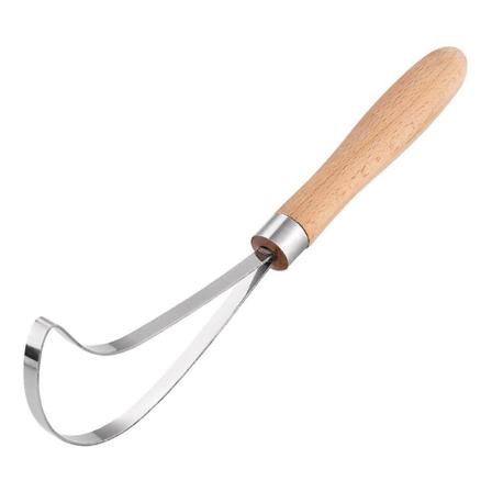 Kokosnøttkjøttremover i rustfritt stål, skrape, kokosnøttrevetter, kjøkkenverktøy for kokosnøtt, assorterte farger Assorted Color 25.2x7.5x2.5cm