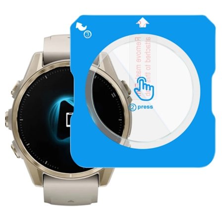 IMAK Garmin Fenix 8 43mm Karkaistua Lasi Näytönsuoja Asennustyökalulla