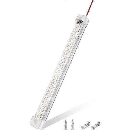 Dww-5PCS LED-list 12V, LED-remsa Bil 108 SMD LED Interiör Bil LED-ramp 12V~85V - Ljusstark LED-band Belysning LED 12V Skåpbil med Strömbrytare