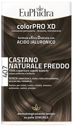 Euphidra ColorPro XD Kit Tinta Capelli 407 Castano Naturale