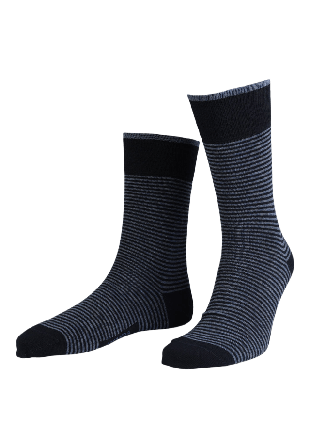 Amanda Christensen True Stripe Ankle Strumpor Herr Blå 39-42